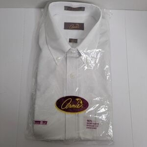 Vintage NWT Arnie White Button Down Shirt 16 1/2